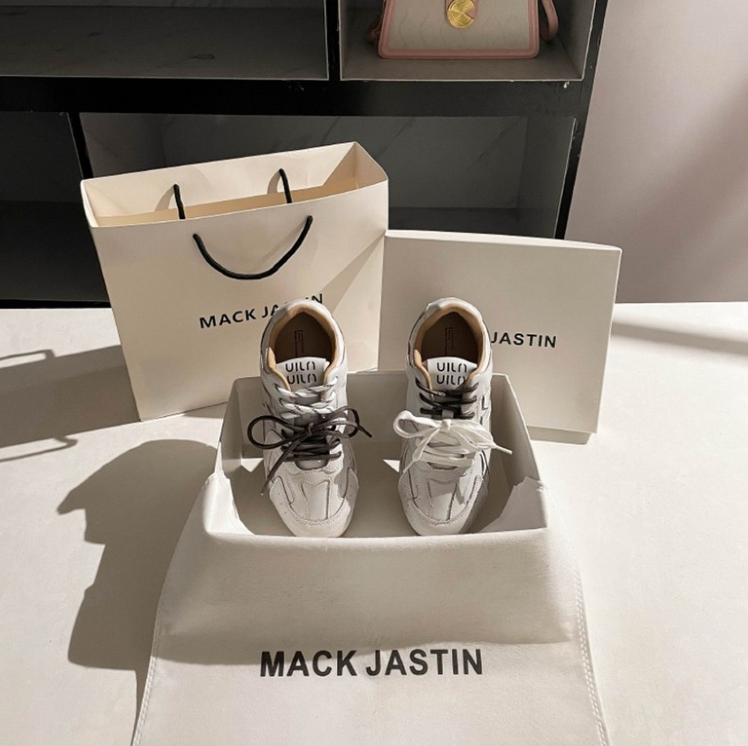 PUREGROW MACK JASTIN Genuine Leather Sneakers