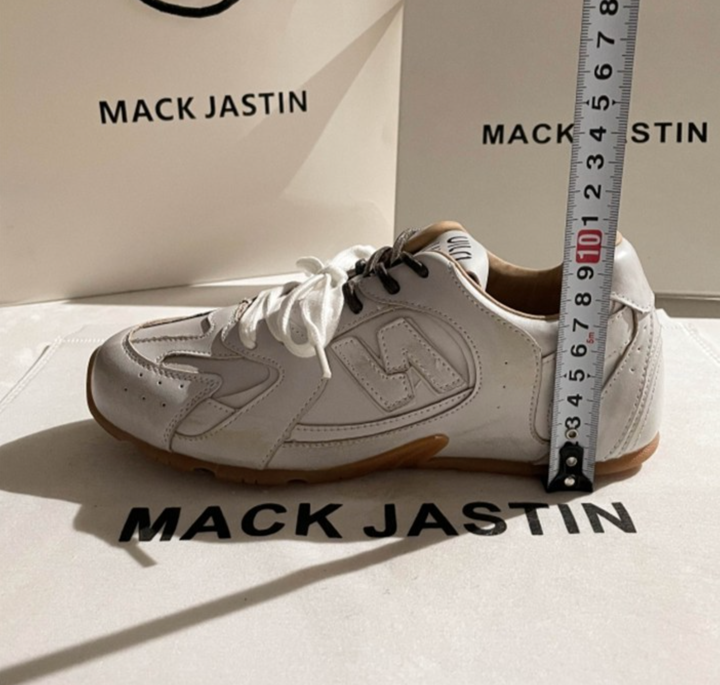 PUREGROW MACK JASTIN Genuine Leather Sneakers