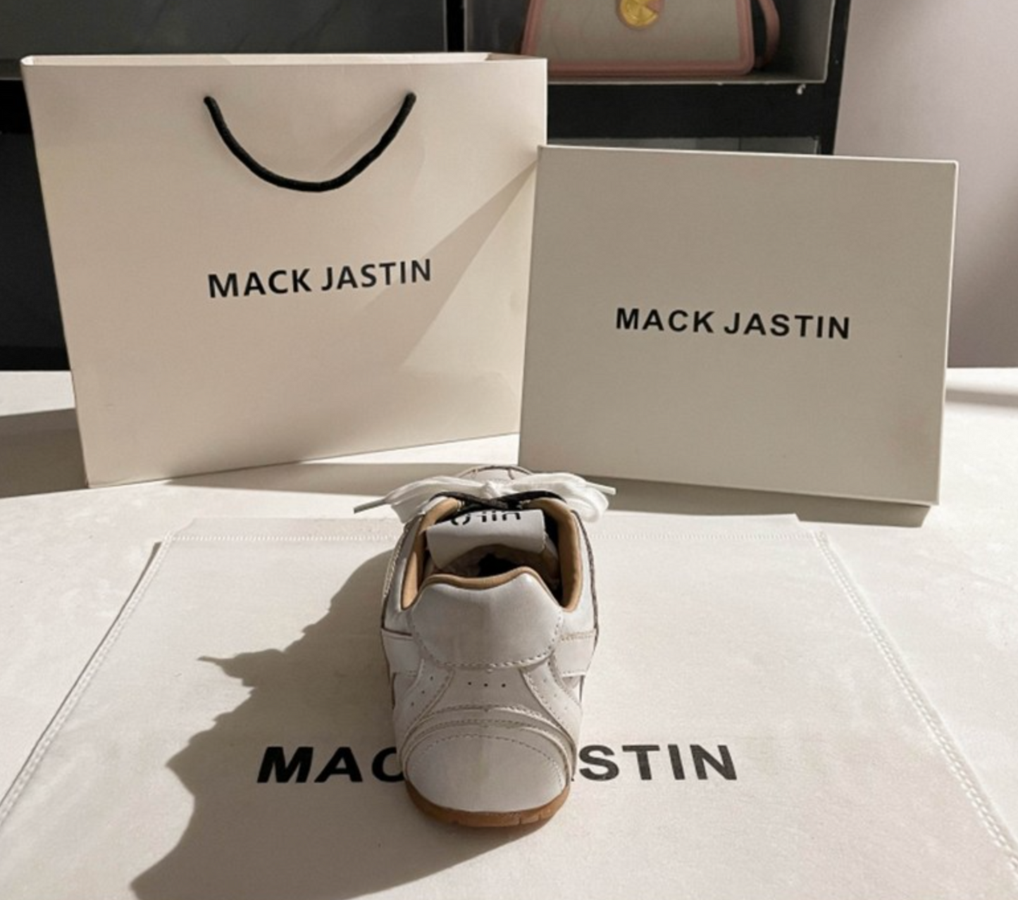 PUREGROW MACK JASTIN Genuine Leather Sneakers
