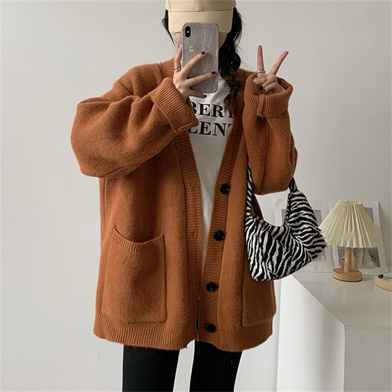 Autumn/Winter 2026 V-neck Knitted Cardigan - Memorree