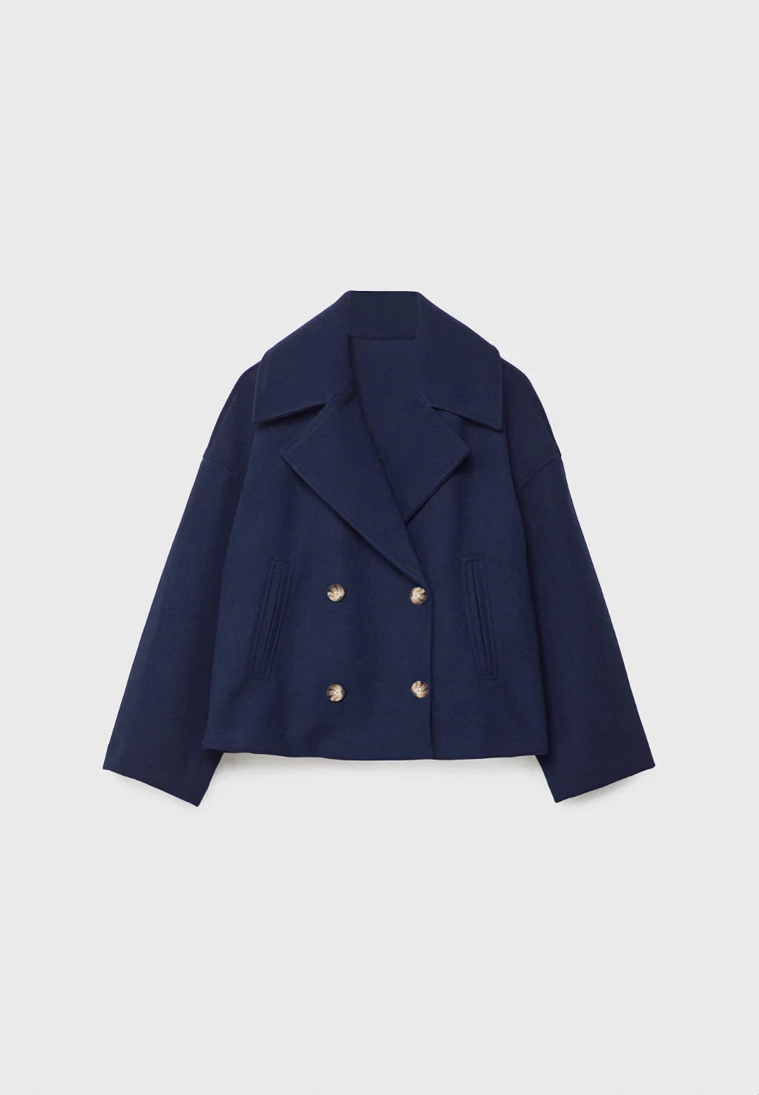 Babe Half Pea Coat Oversize - Memorree