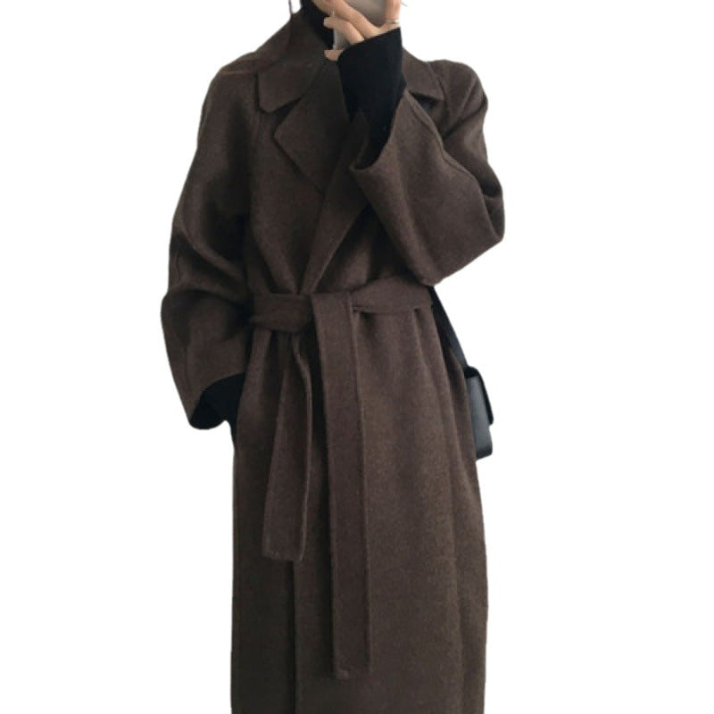 MXMR style Wool Mid Long Coat - Memorree