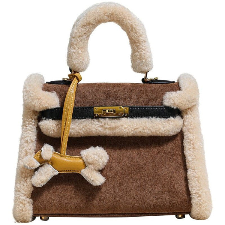 Real Lamb Fur Bag - Memorree