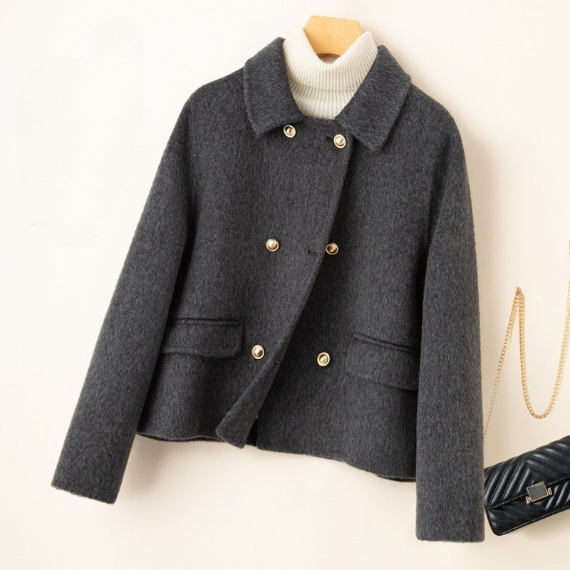 Double-sided Wool Overcoat - Memorree