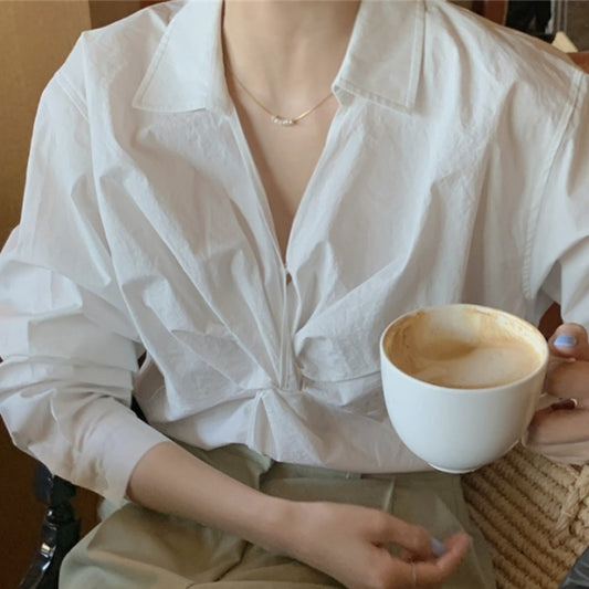 French Temperament Blouse - Memorree