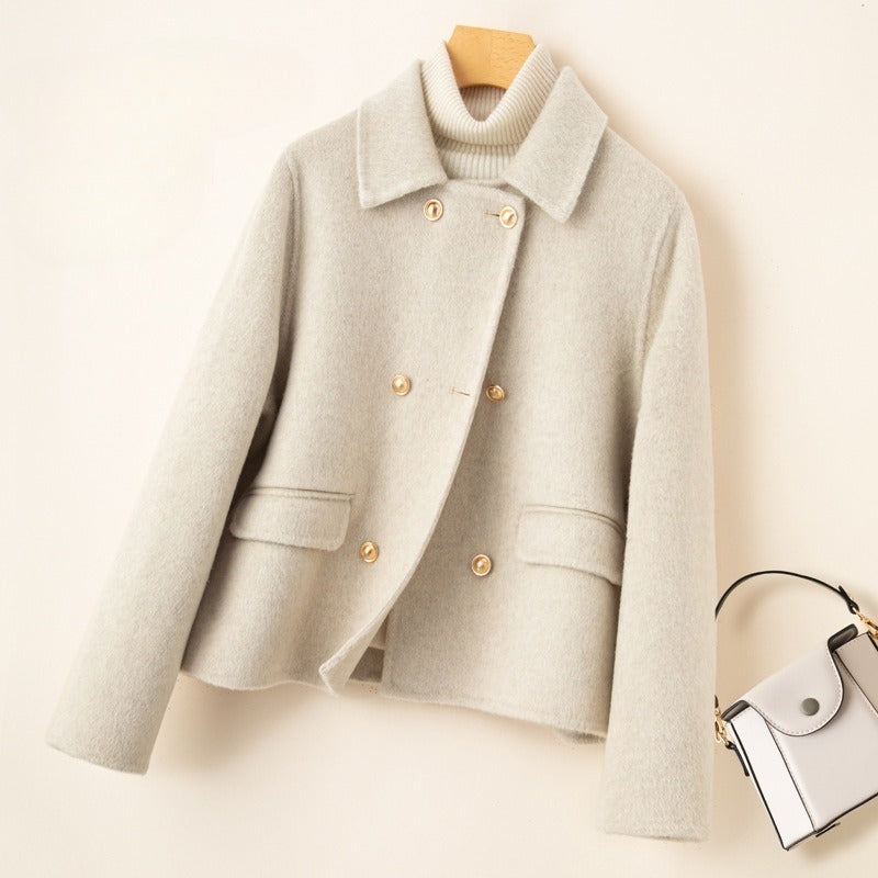 Double-sided Wool Overcoat - Memorree
