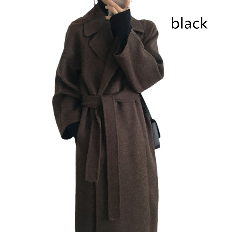 MXMR style Wool Mid Long Coat - Memorree