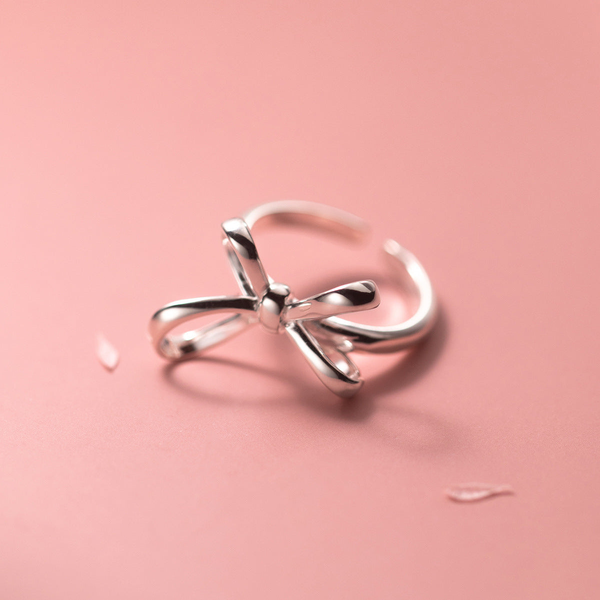 S925 Silver Bow Ring - Memorree