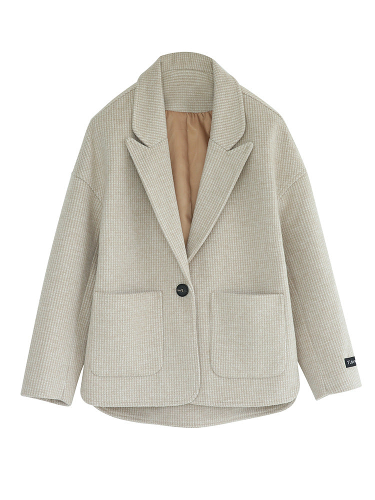 Woolen Coat Loose Fit - Memorree