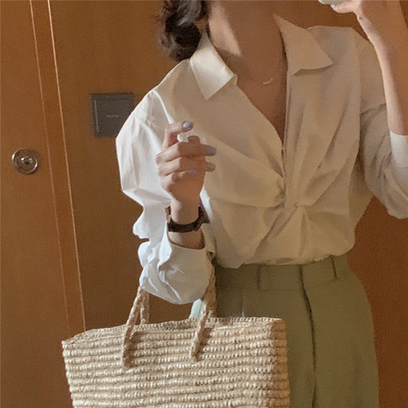 French Temperament Blouse - Memorree