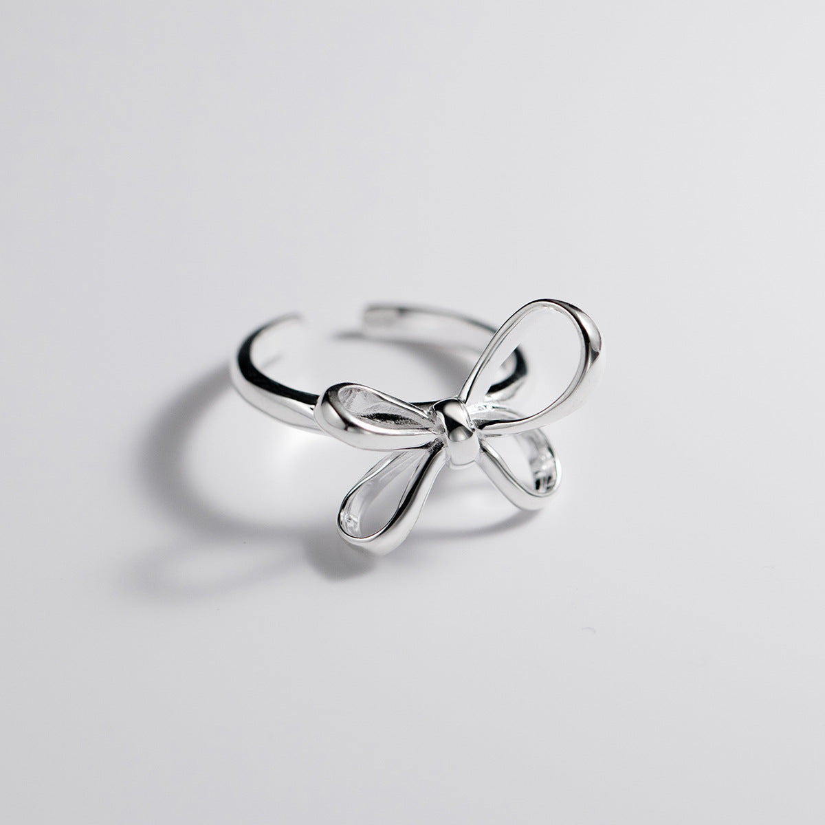 S925 Silver Bow Ring - Memorree