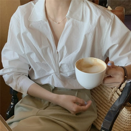 French Temperament Blouse - Memorree