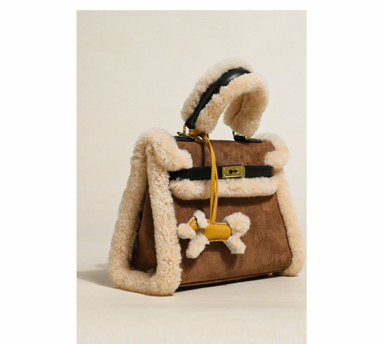 Real Lamb Fur Bag - Memorree