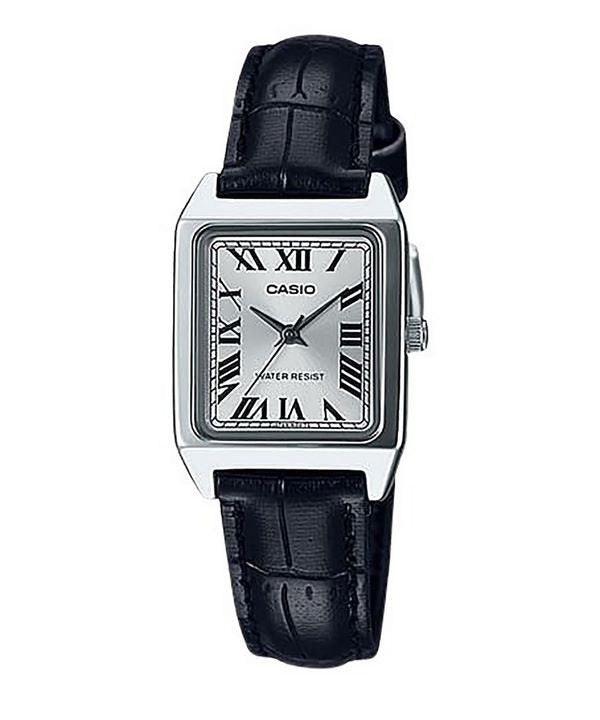Casio Standard Analog Leather Strap Silver Dial Quartz LTP-V007L-7B1 Women's Watch - Memorree