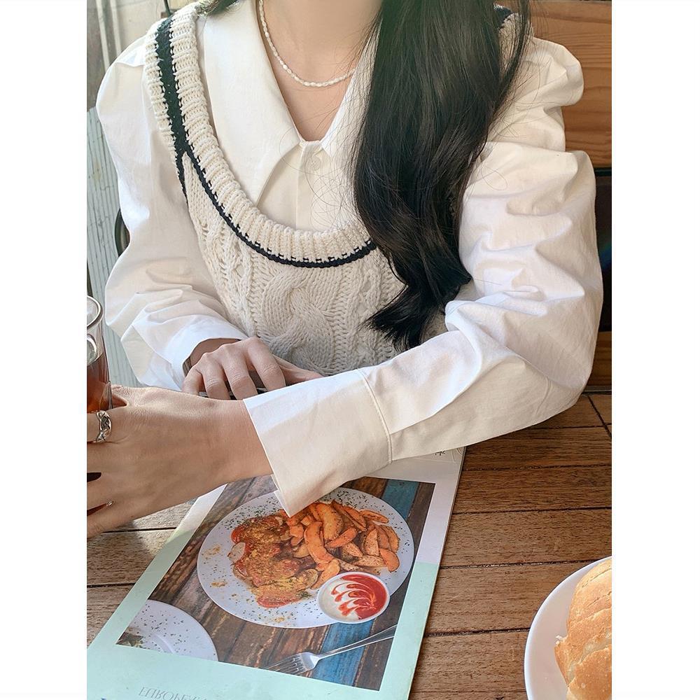 French Collar Blouse - Memorree