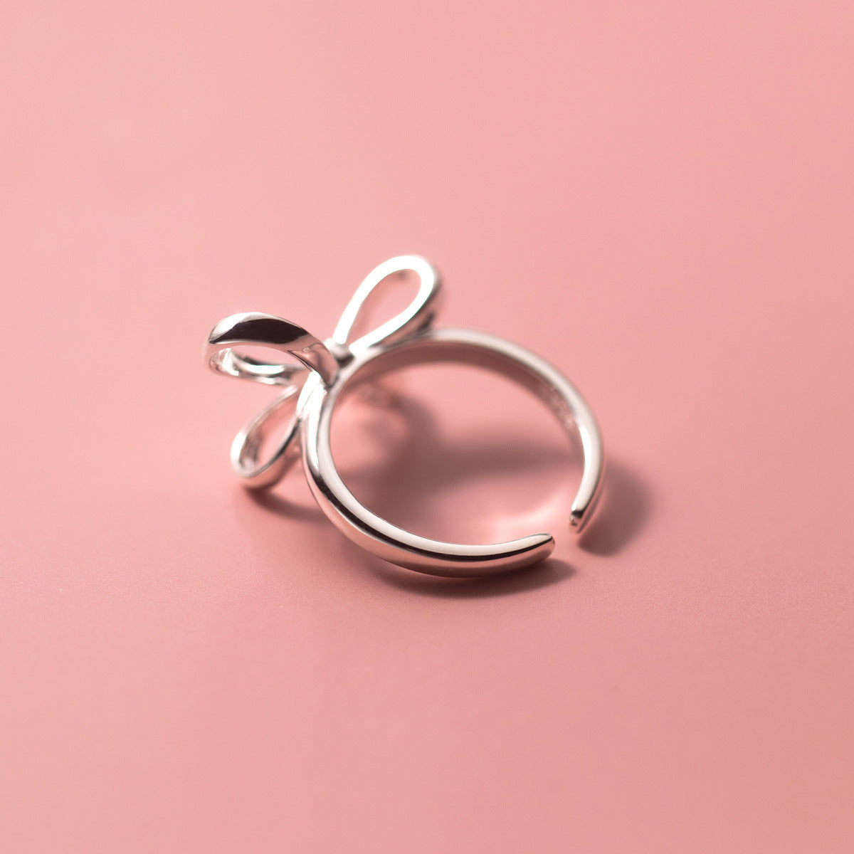 S925 Silver Bow Ring - Memorree