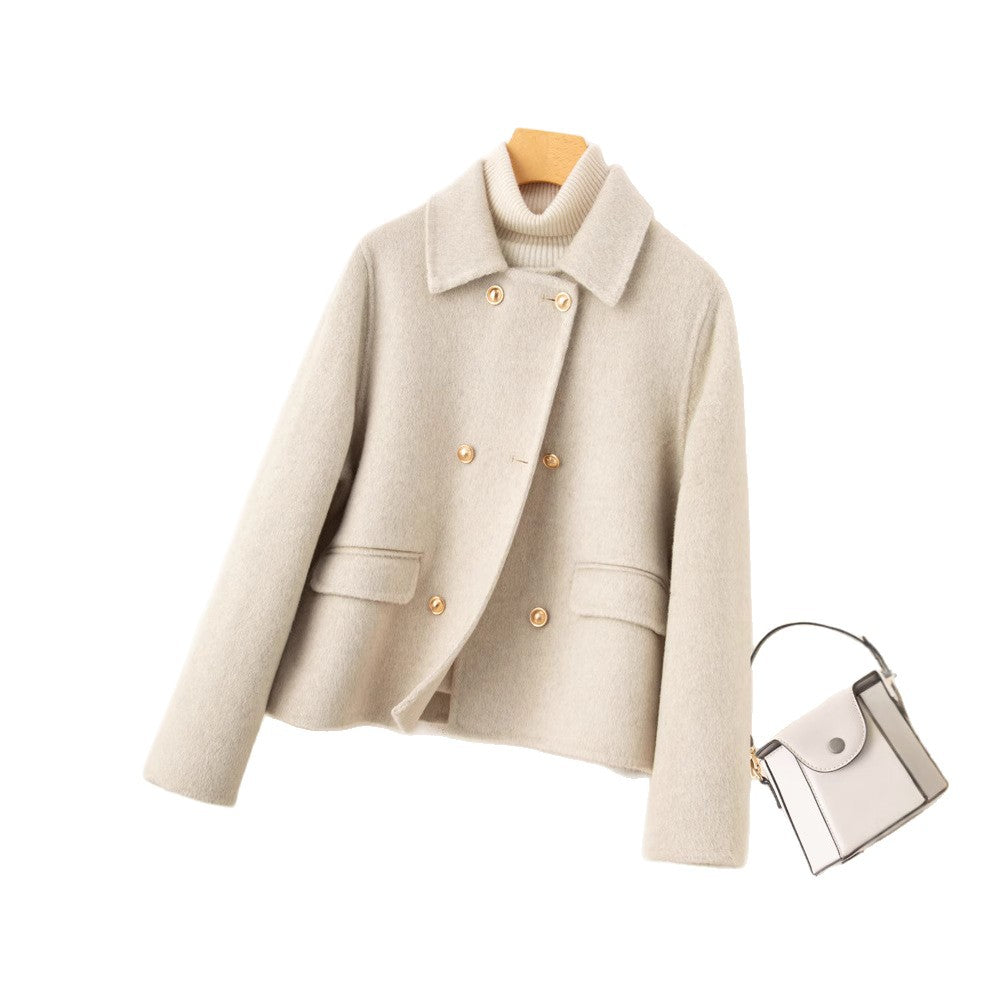 Double-sided Wool Overcoat - Memorree