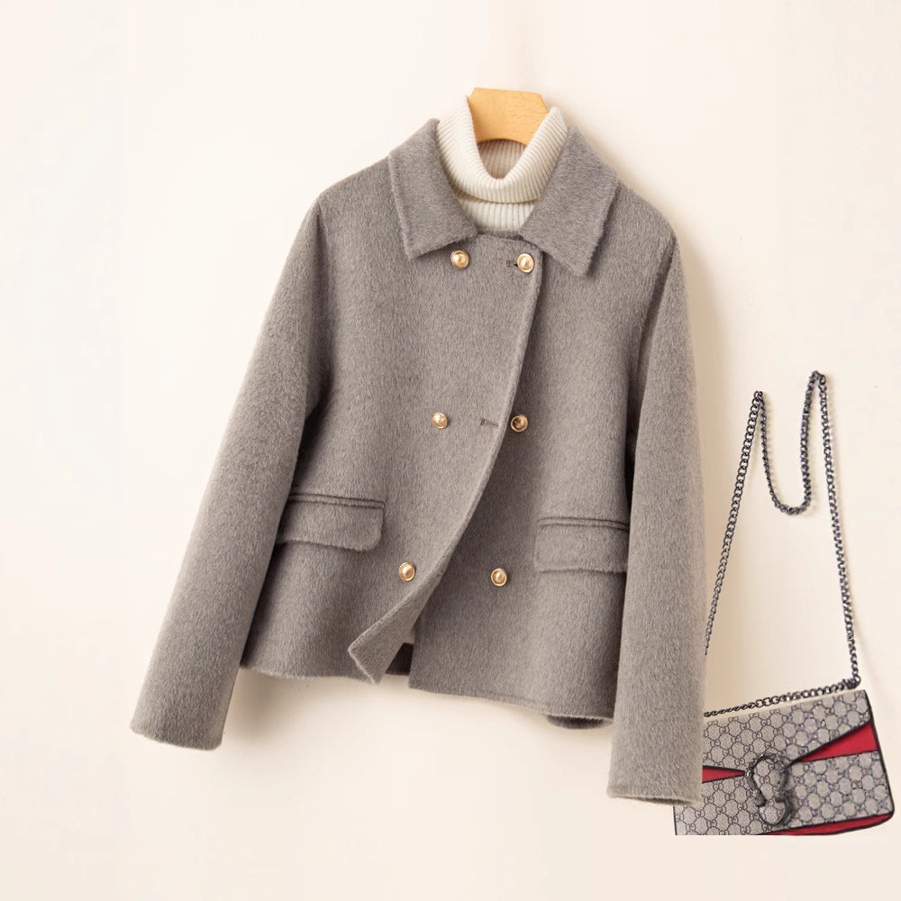 Double-sided Wool Overcoat - Memorree