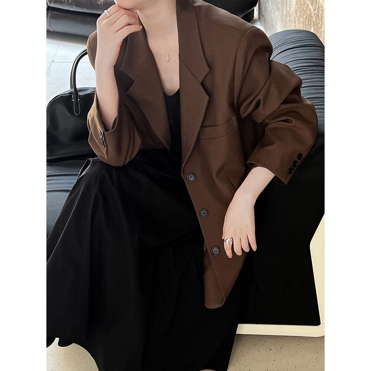 Boyfriend Loose Fit Jacket - Memorree