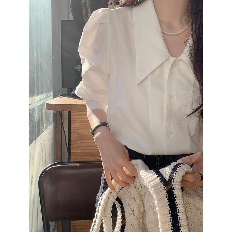 French Collar Blouse - Memorree