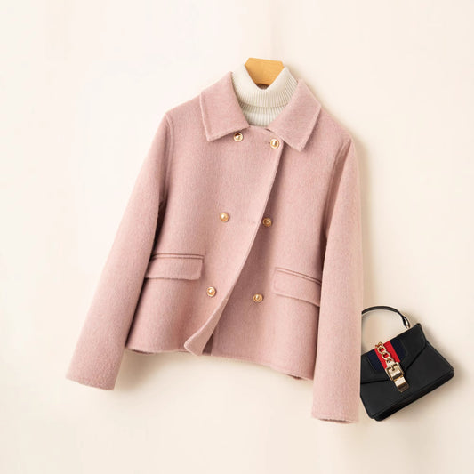 Double-sided Wool Overcoat - Memorree
