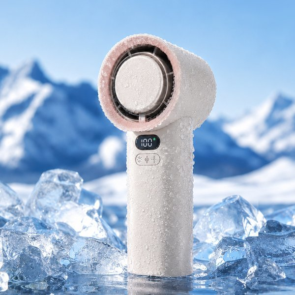 DOXX Portable Cooling Fan - ice cooling visual